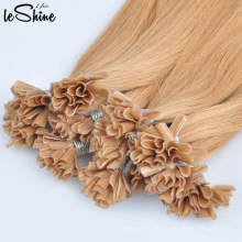 18 &quot;-22&quot; 8A 1g / s 100g Pre Gebunden U Nagel Spitze Menschenhaarverlängerungen 100% Indische Remy Keratin Haar 60 # Blonde